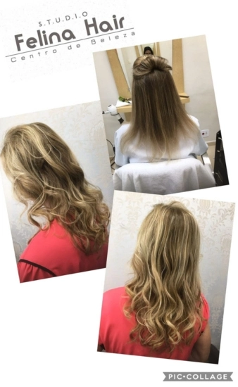 Resultado de Mega Hair de Queratina com fios ondulados